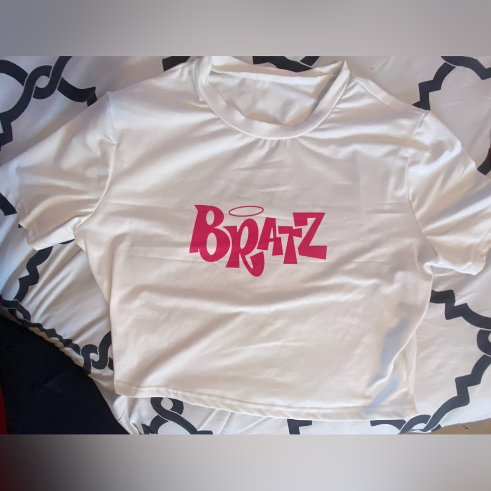 Bratz white crop top
